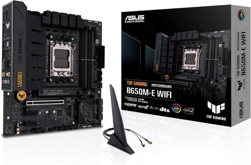 Placa Mãe Asus TUF Gaming B650M-E WIFI, Chipset B650, AMD AM5
