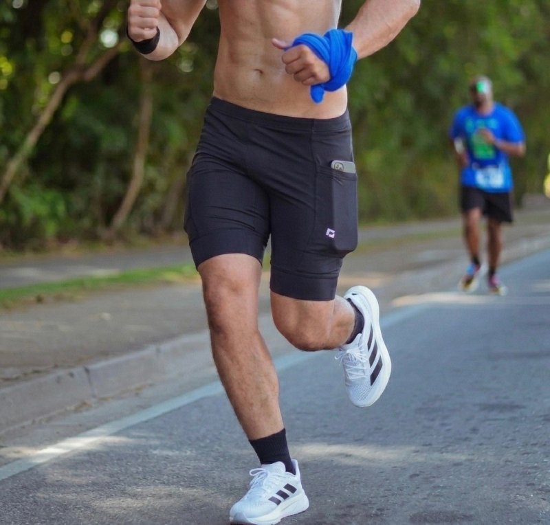 Shorts Compressão De Corrida Masculino C/ Bolsos Promoção