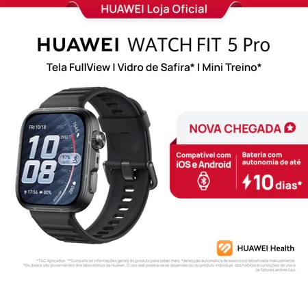 HUAWEI WATCH FIT 5 Pro Smartwatch Relógio