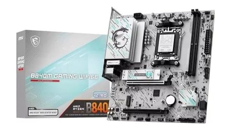 Placa Mãe MSI B840m Gaming Wifi6e AMD DDR5 Micro Atx (AM5)