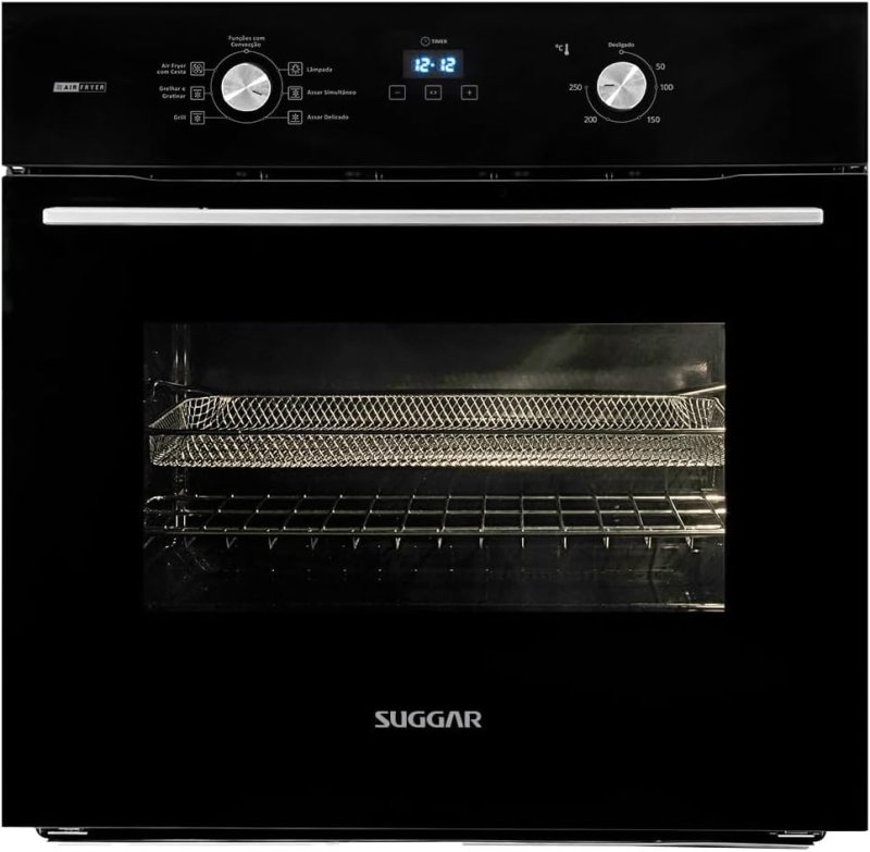 Suggar Forno de Embutir Air Fryer 68L Preto FE6802PT