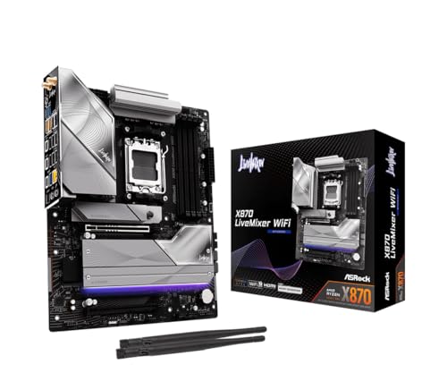 ASRock Placa-mãe X870 LiveMixer WiFi AM5