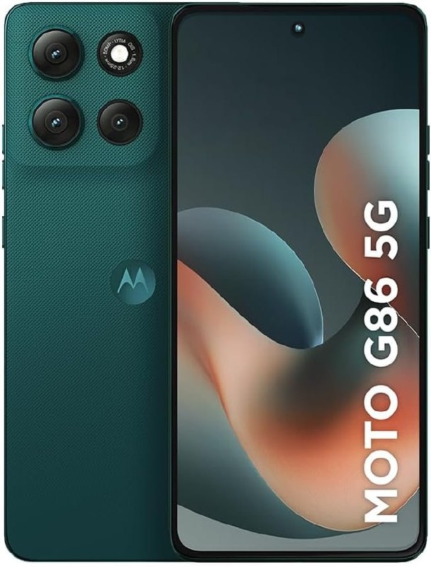 Motorola Moto G86 5G - 512GB 24GB RAM - Câmera 50MP Sony OIS - Verde Escuro