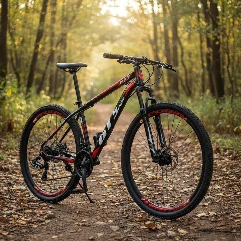 Bicicleta Aro 29 GT Sprint MX7 24V index Freio Disco Alumínio Suspensão Aero MTB