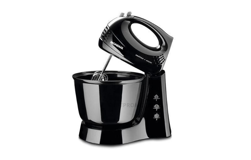 Batedeira Prática Mondial Preto 400W