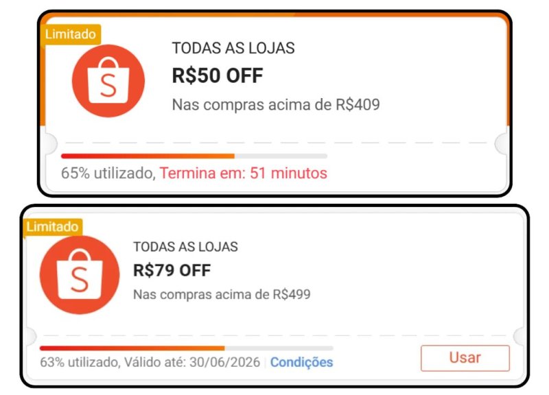 Cupons de Desconto na Shopee