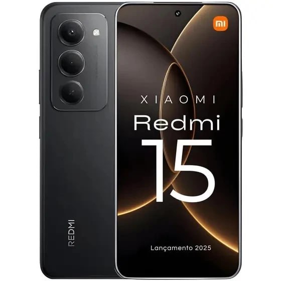 Smartphone Xiaomi Redmi 15 8/256GB SnapDragon 685 Qualcomm 7000mAh Tela 144Hz
