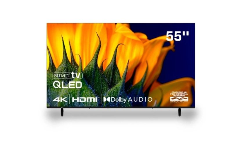Smart TV HQ QLED 55 Polegadas HQ-QLED55SM 4K