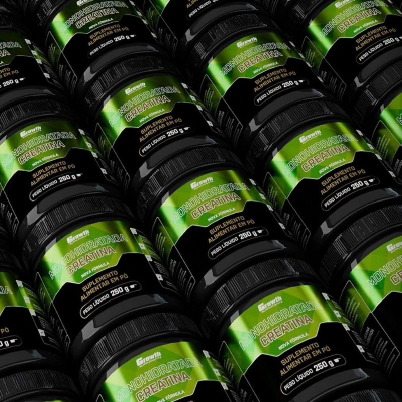 Creatina Monohidratada 500g Growth Supplements - Sem Sabor