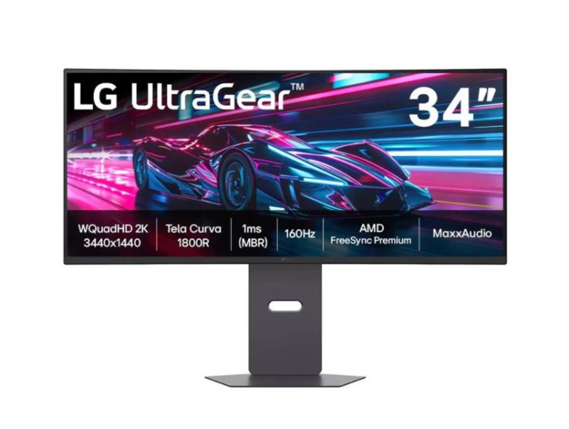 Monitor Gamer Curvo LG UltraGear 34 Polegadas