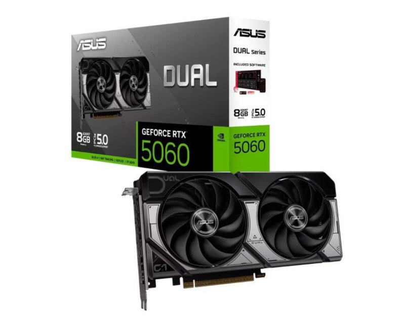 Placa de Vídeo ASUS Dual RTX 5060 8GB OC Edition