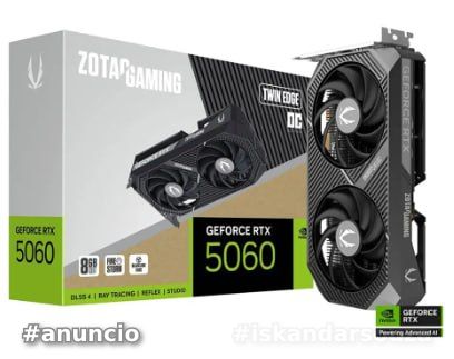 Placa De Vídeo Zotac Gaming Rtx 5060 8gb Gddr7 Oc