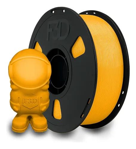 Filamento Impressora 3D PLA Premium 1kg Amarelo