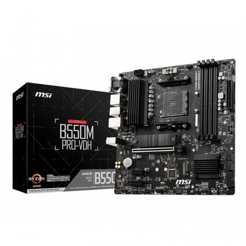 Placa Mãe MSI B550M PRO-VDH WIFI