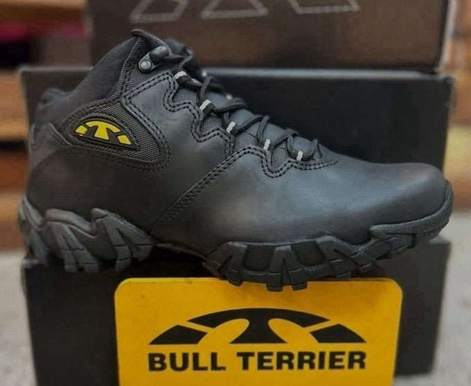 Bota Bull Terrier Bruce Masculina Original Couro Resistente