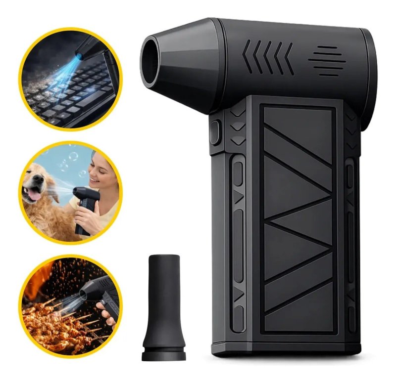 Mini Ventilador Soprador Ar Turbo