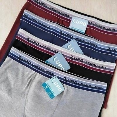 Kit 10 Cueca Boxer Lupo Algodão Conforto Masculina Leve