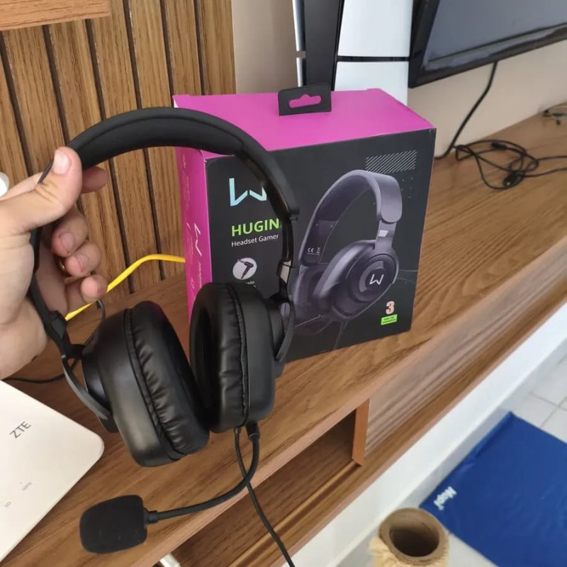Headset Gamer Warrior Huginn Mic P3 3,5mm