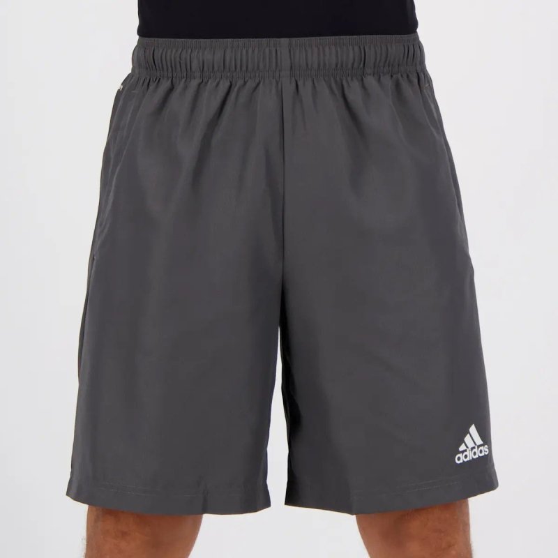 Bermuda Adidas Plain Cinza