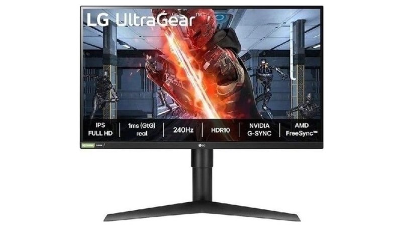 Monitor LG UltraGear 27GN750 de 27 polegadas IPS Full HD com 240Hz e 1ms