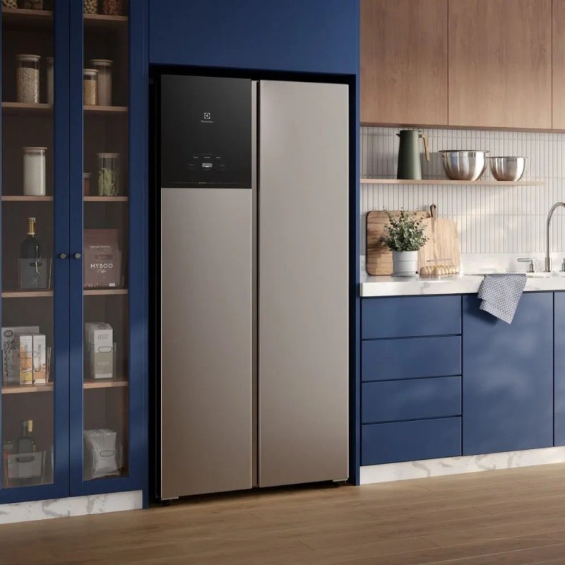 Geladeira Refrigerador Electrolux Frost Free Side by Side 431L ES40S