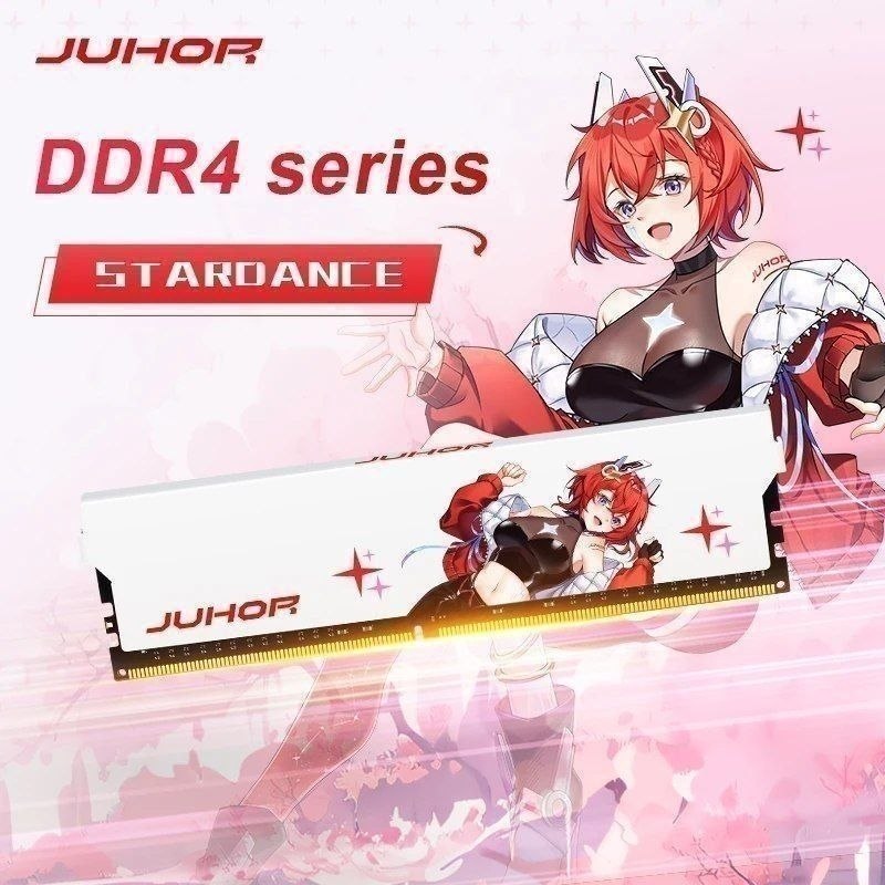 Memória JUHOR DDR4 8GB 3200MHz CL16 (Ruivinha)