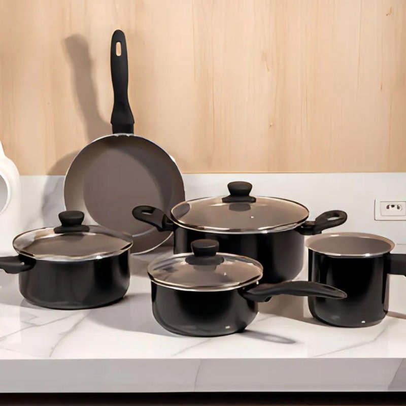 Jogo de Panelas Brinox Easy Ceramic Life 7 Peças