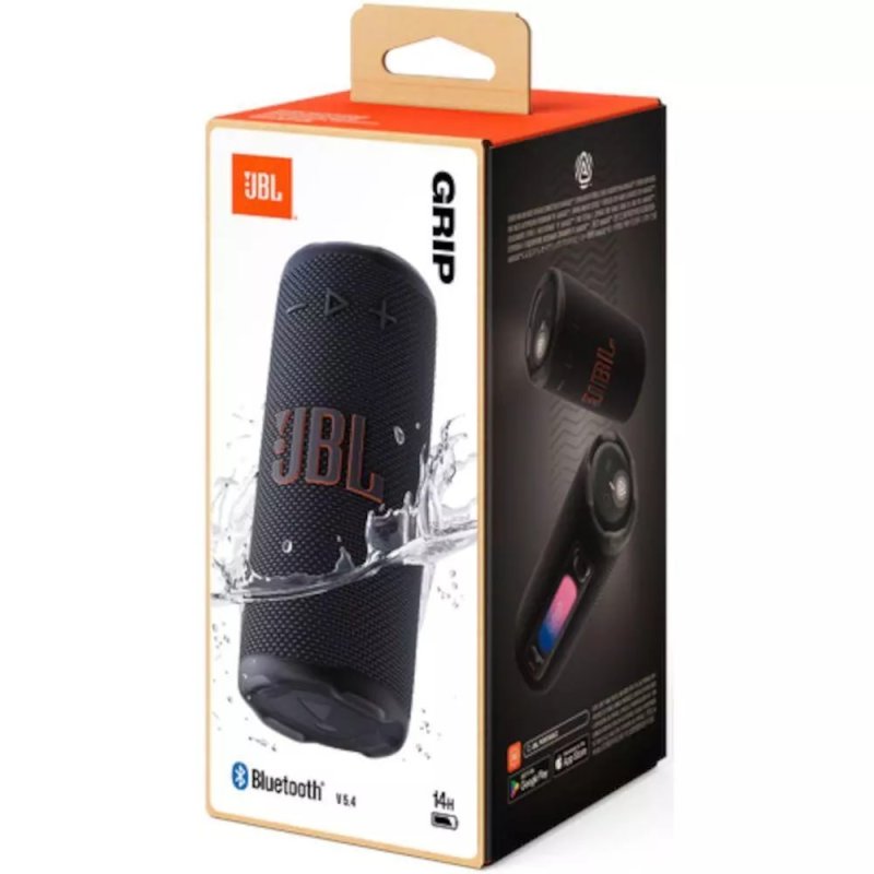 Caixa de som JBL Grip AI Sound Boost Bluetooth 16W 2600mAh