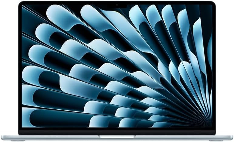 Apple MacBook Air 15" 2025 com Chip M4, 24GB RAM e 512GB SSD - Azul Céu