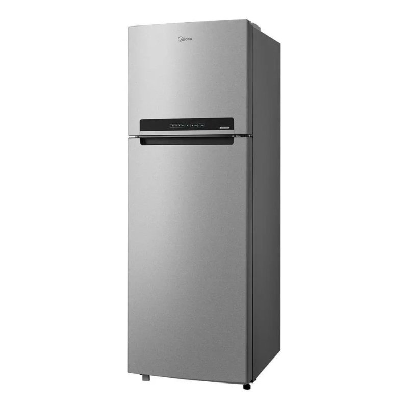 Geladeira Frost Free Duplex 394L Inverter Prata Midea MDRT533EVD501