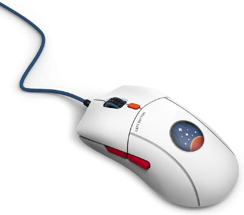 Mouse Gamer NZXT Lift 2 Starfield Edition Lightweight Simétrico com Fio