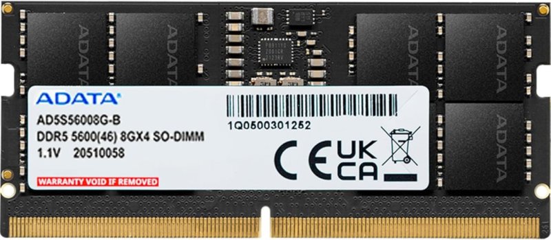 Memória RAM Notebook Adata XPG DDR5 8GB 5600MHz CL46