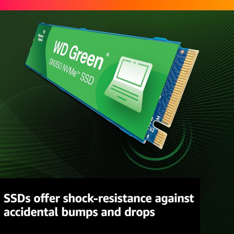 SSD M.2 2280 Western Digital Green SN350 1TB NVME