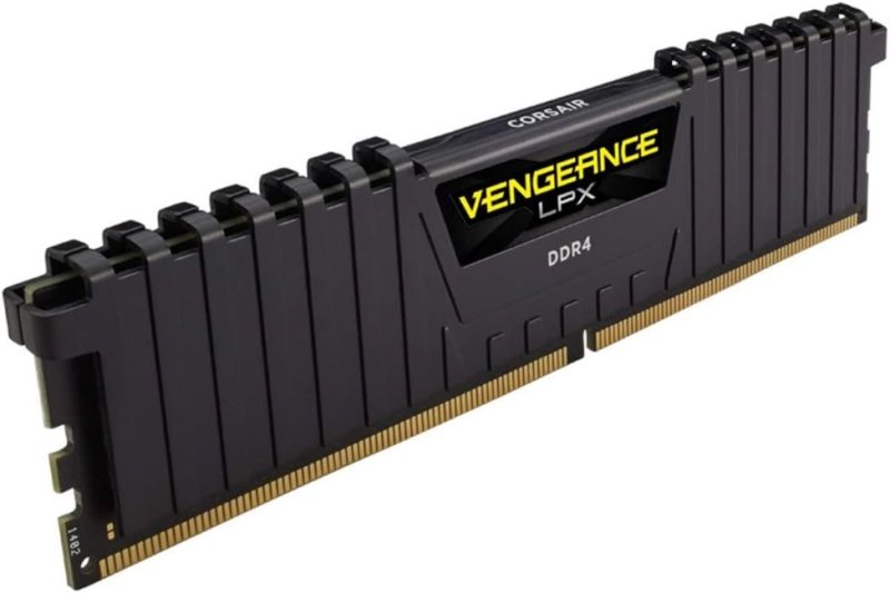Memória DDR4 16GB PC3200 Vengeance LPX Preto CMK16GX4M1E3200C16 CORSAIR