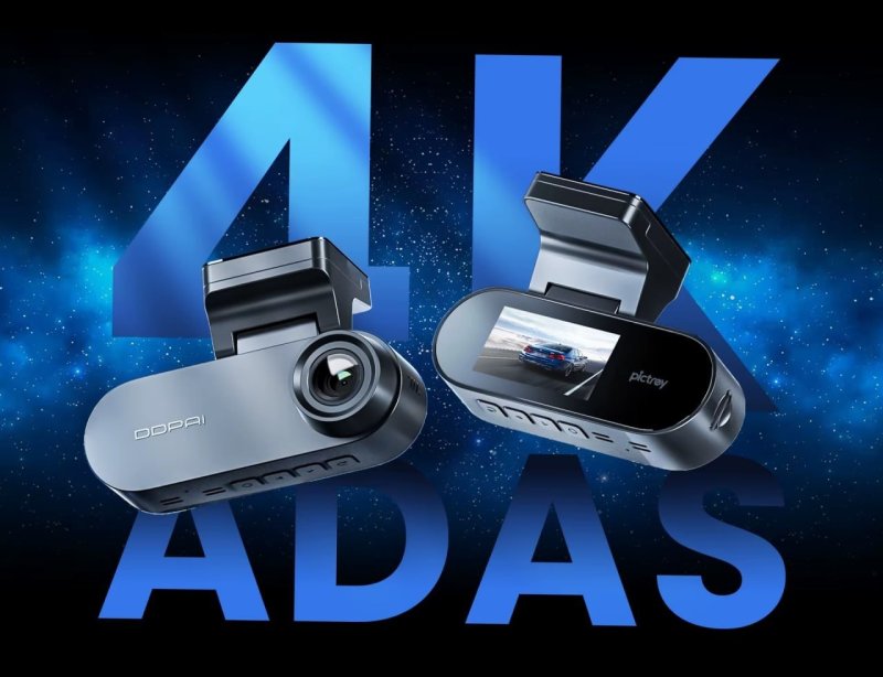 Pictrey A400 Câmera Veicular 4K UHD com ADAS
