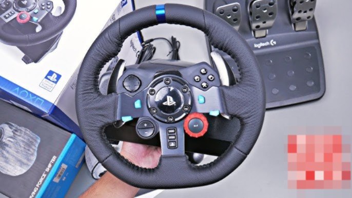 Volante Logitech G29 Driving Force com Pedais e Câmbio para PS5, PS4, PS3 e PC
