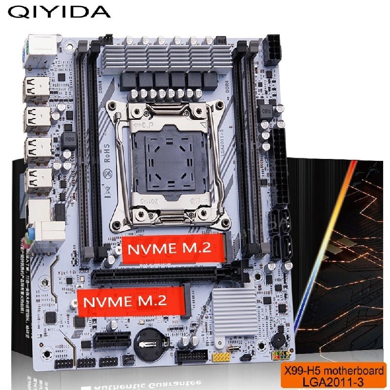 Placa-mãe QIYIDA X99 LGA2011 3