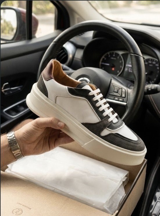 Tênis Masculino Couro Legítimo Premium Forrado Solado Leve (38 a 44)
