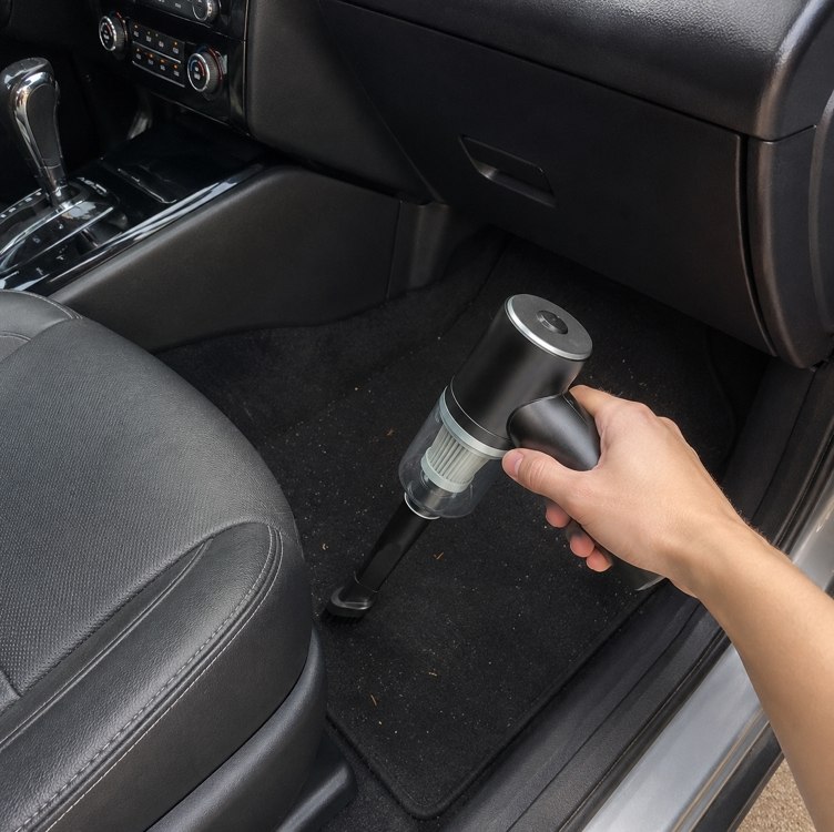 Aspirador Portátil 3 Em 1 Com Soprador e Filtro HEPA Para Carro e Teclado USB