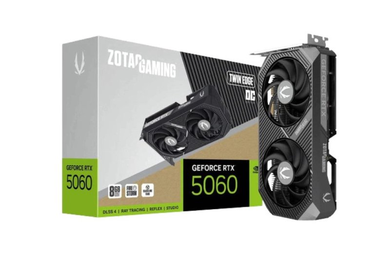 Placa de Vídeo ZOTAC RTX 5060 Twin Edge OC 8GB GDDR7