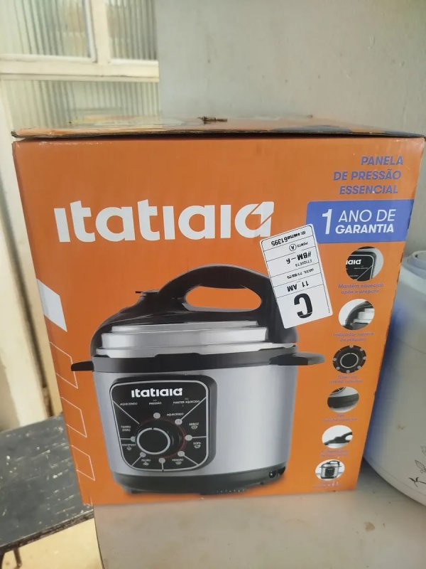 Panela De Pressão Elétrica Itatiaia Essencial 3 Litros Inox