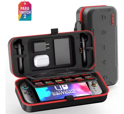 Case de Nintendo Switch 2 com acessórios