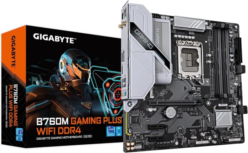 Placa Mãe Gigabyte B760M GAMING PLUS WIFI DDR4