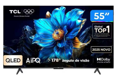 Smart TV 55" TCL 4K UHD QLED 55P7K