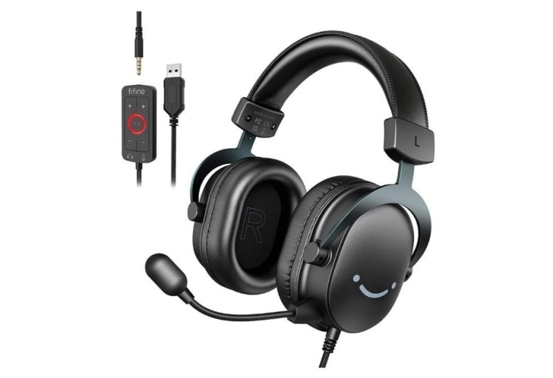 Headset Gamer Fifine H9, Som Surround 7.1