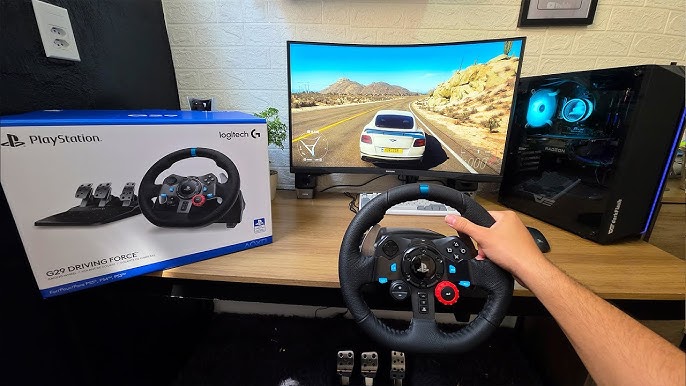 Volante Logitech G29 Driving Force com Pedais e Force Feedback