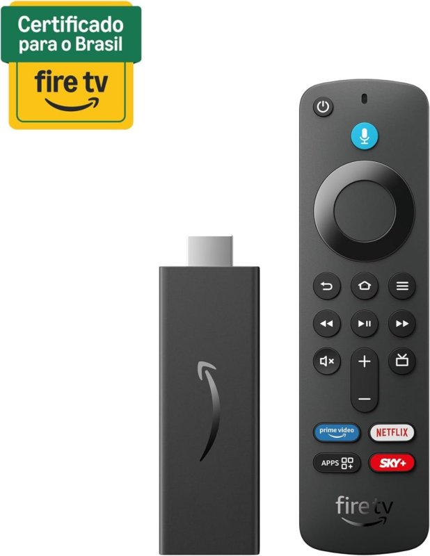 Fire TV Stick HD com Controle Remoto por Voz Alexa