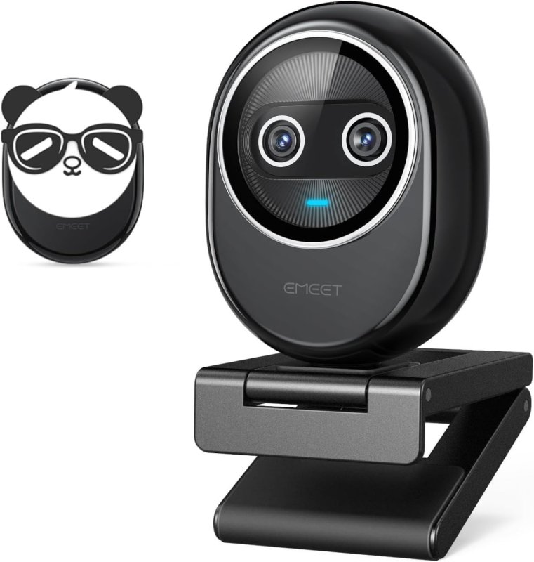 EMEET Piko+ Webcam 4K com Microfones e Modos de Som