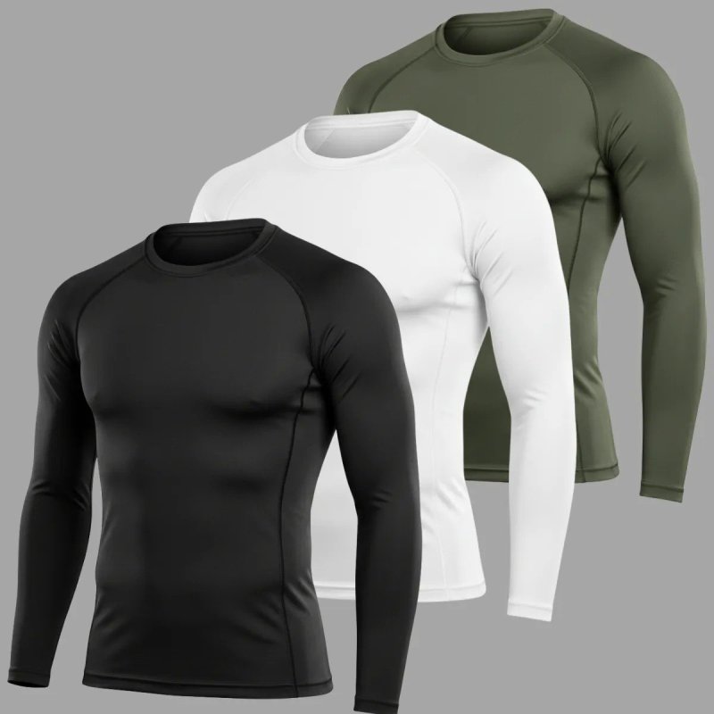 Kit 3 Camisas Térmicas Masculina Segunda Pele Proteção UV50