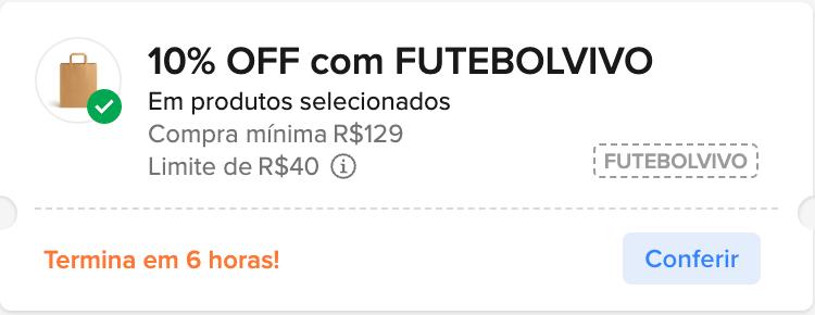 Cupom Mercado Livre com 10% de desconto a partir de R$129